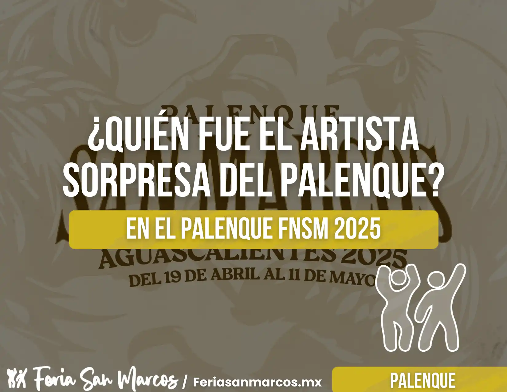 ¡Sorpresa revelada! ¿Quién fue el artista sorpresa del palenque?​