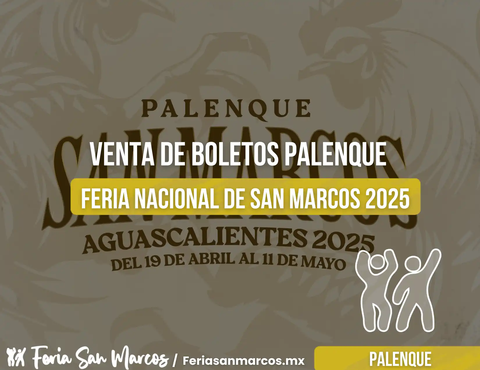 Inicia la venta de boletos para los artistas del Palenque 🎟️🔥