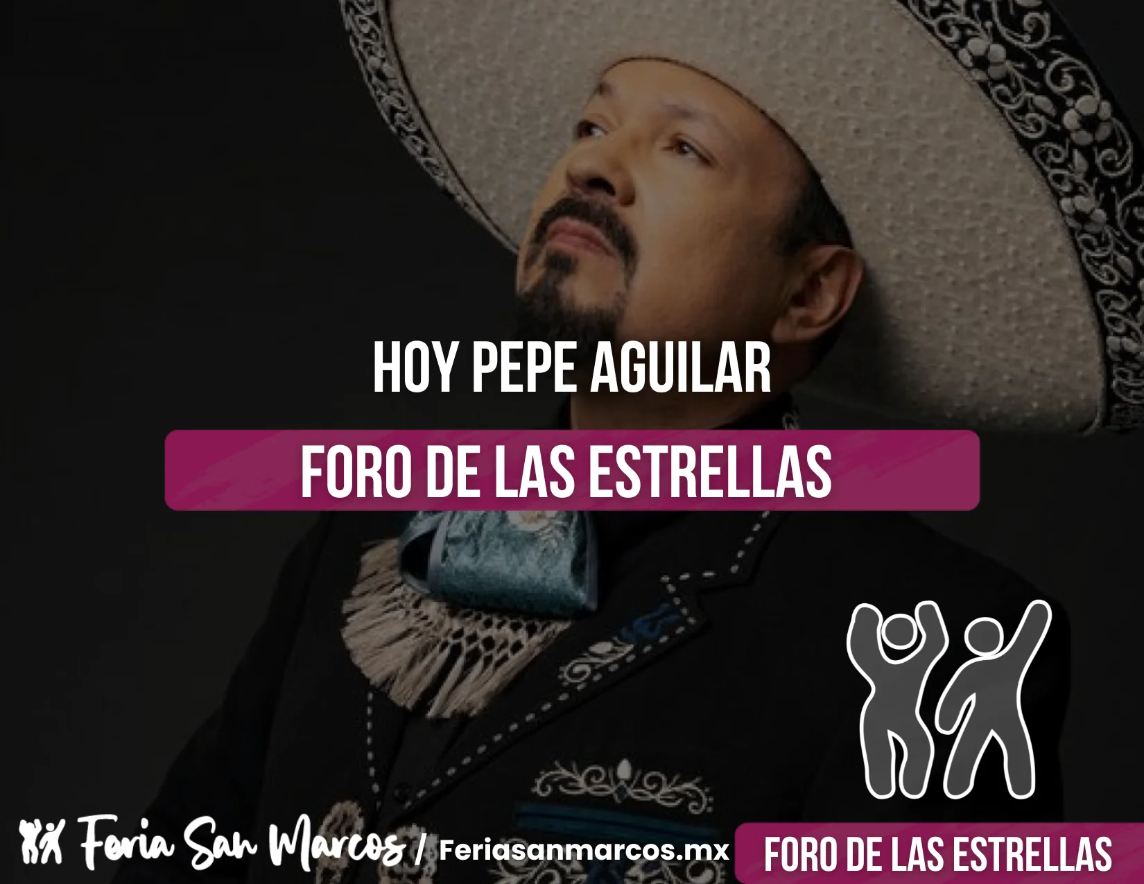 Hoy Pepe Aguilar en el Foro de las Estrellas 2025