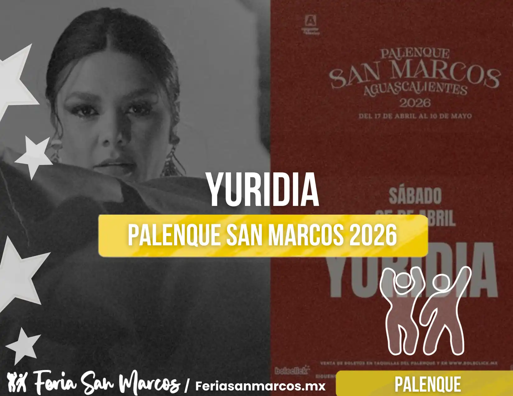 Yuridia en el Palenque San Marcos 2026